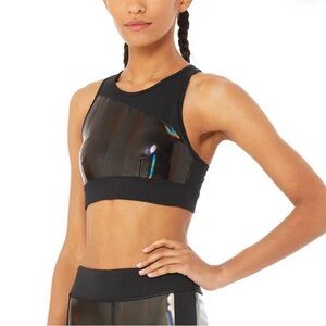 ALO Yoga Galaxy Sports Bra Size Small Black Sold Out